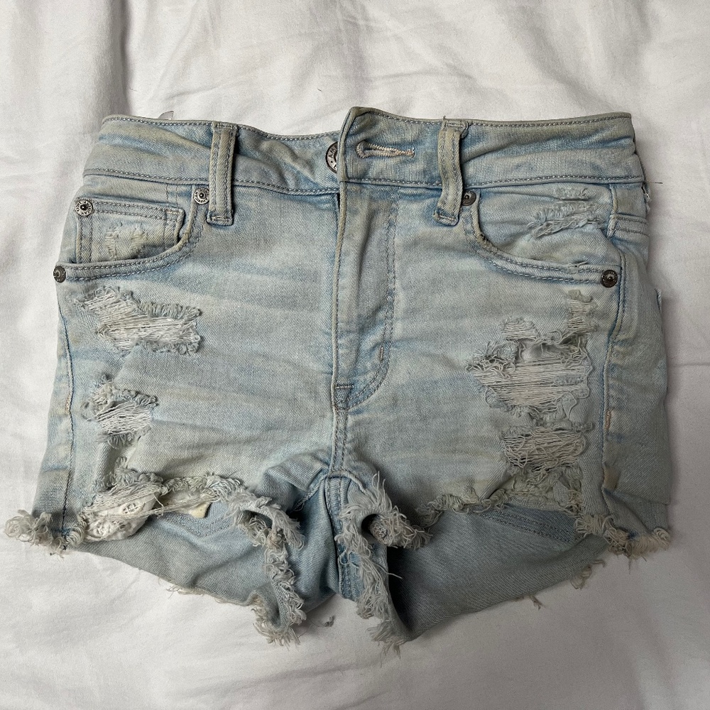 American eagle jean shorts